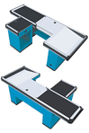 Checkout counters with conveyer belt E-108