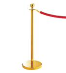 crowd control barrier post hanging rope bp002