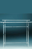 double parallel bars garment rail