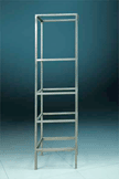 four post frame display rack