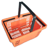 TB-2 Single handle plastic shopping basket 
