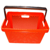 DB-E003 Single handle plastic shopping basket 