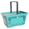TB-1 Single handle plastic shopping basket 445x285x245mm