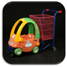 k-3 Kids shopping trolleys for guide