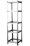 18"x18"x72" stainless steel shelving