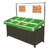 vegetable and fruit display racks - vr002