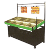 vegetable and fruit display racks - vr003