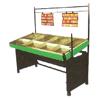 vegetable and fruit display racks - vr004