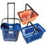 plastic shopping baskets