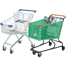 Shopping trolleys and shopping carts for supermarket
