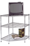 Wire shelvings as home furniture