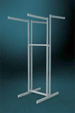 two side - four arms display rack