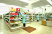 shelving system for pharmacy stores