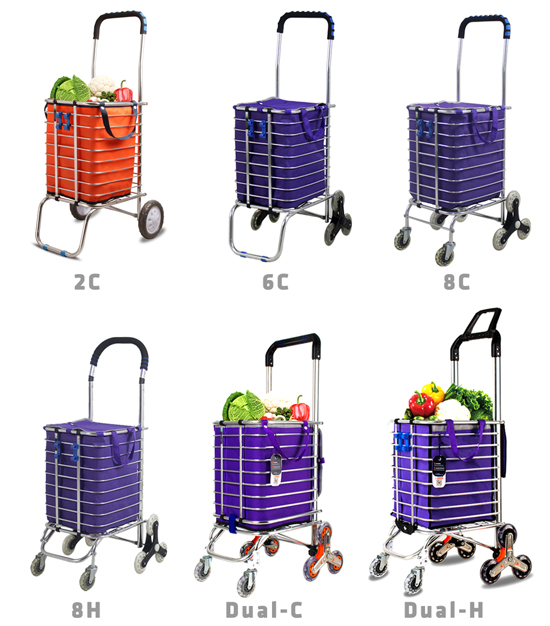 folding grocery shopping cart utility cart