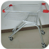 New-2 shopping trolleys with shallow basket