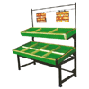 vegetable and fruit display racks - vr001